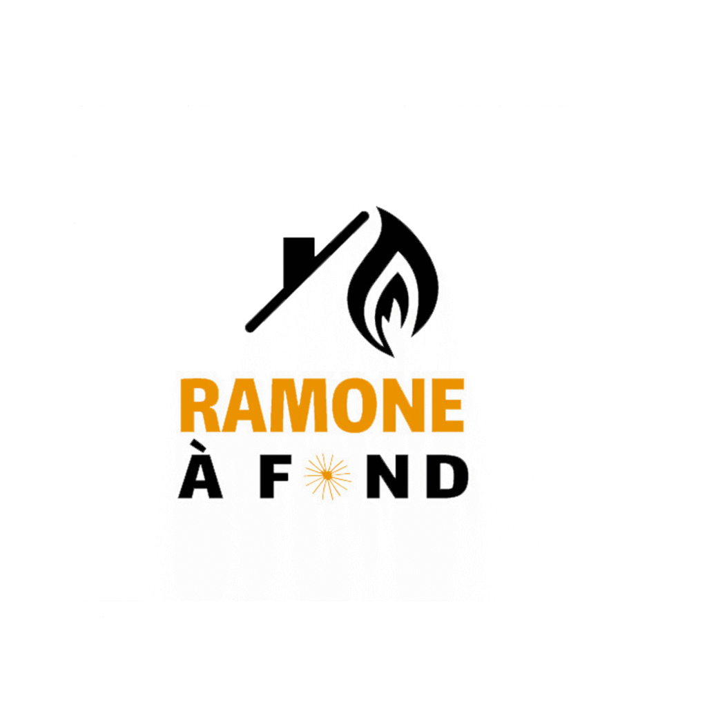 Logo de Ramone à Fond, marque experte en ramonage
